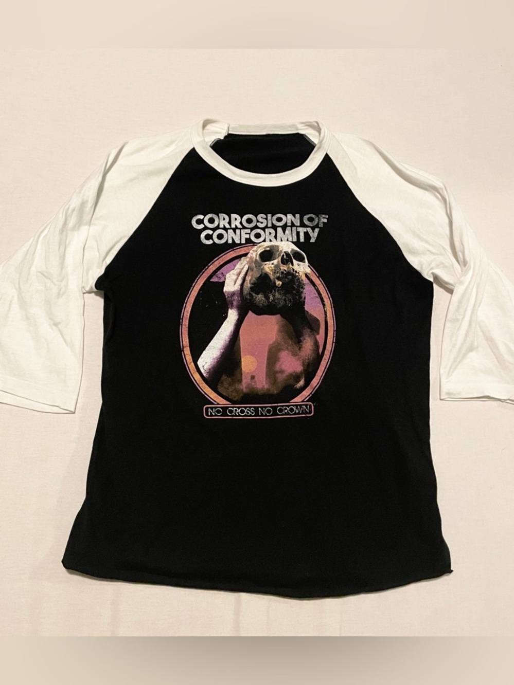Corrosion of Conformity No Cross No Crown 2017-18 Tour Baseball Raglan Shirt